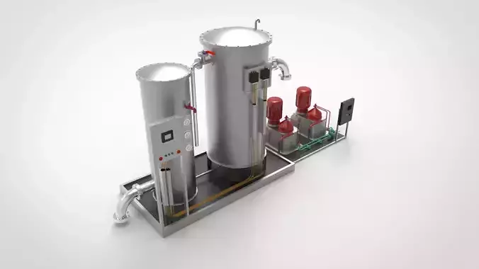 OWS Oil Water Separator ship system machinery room