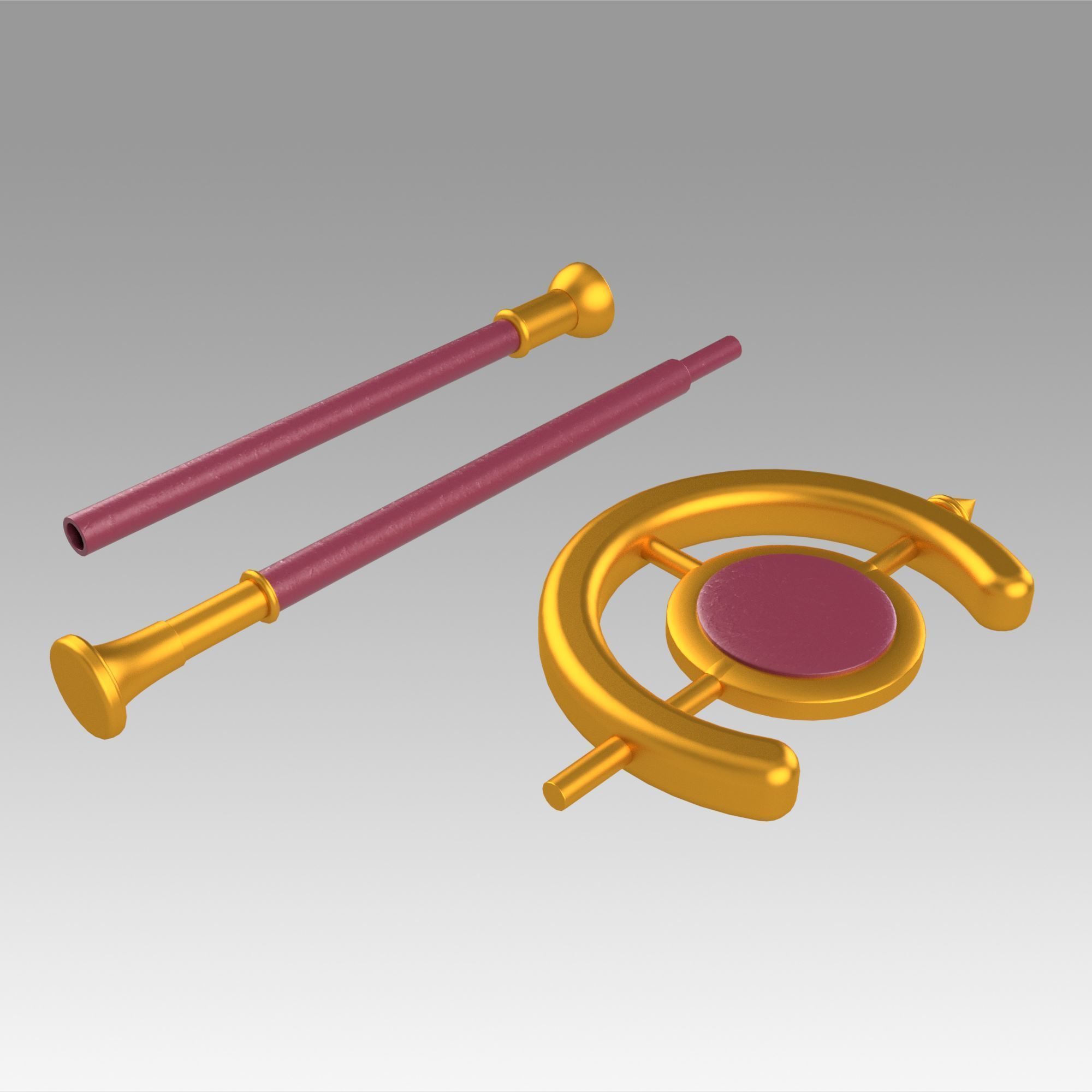 Frieren at the Funeral Frieren Wand Cosplay Weapon Prop 3D print model_9