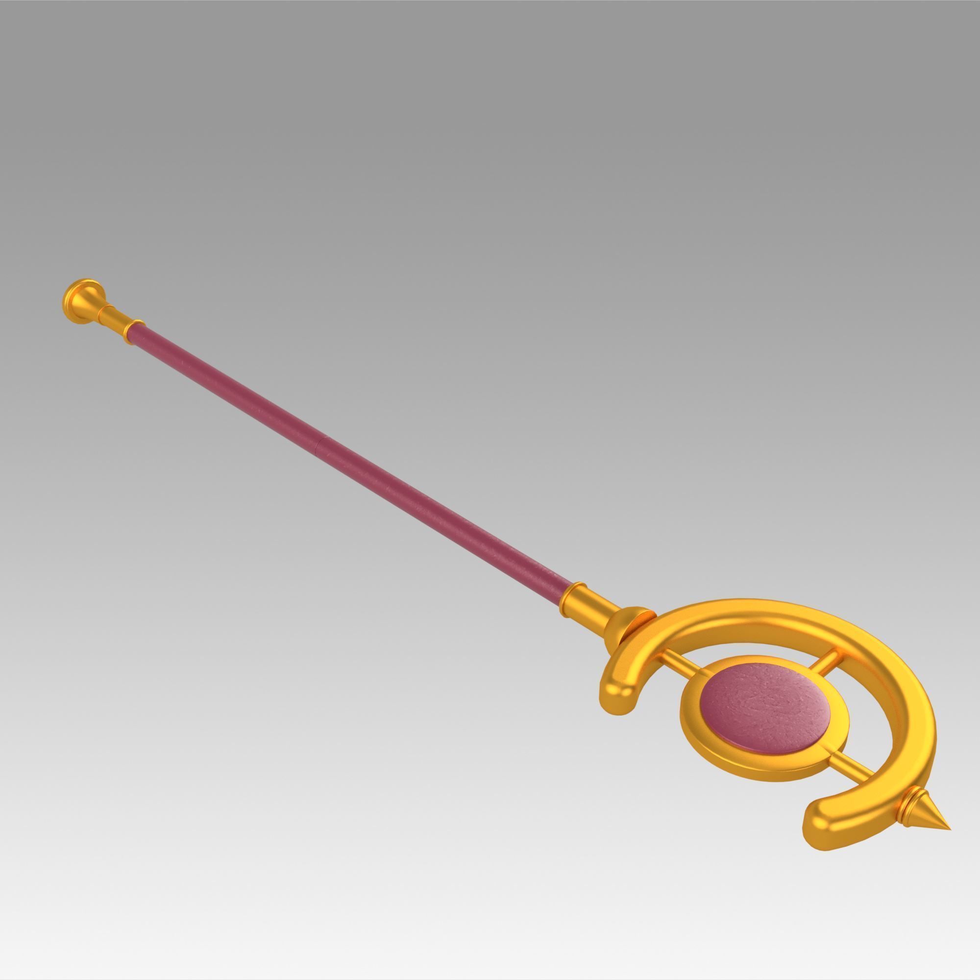 Frieren at the Funeral Frieren Wand Cosplay Weapon Prop 3D print model_3