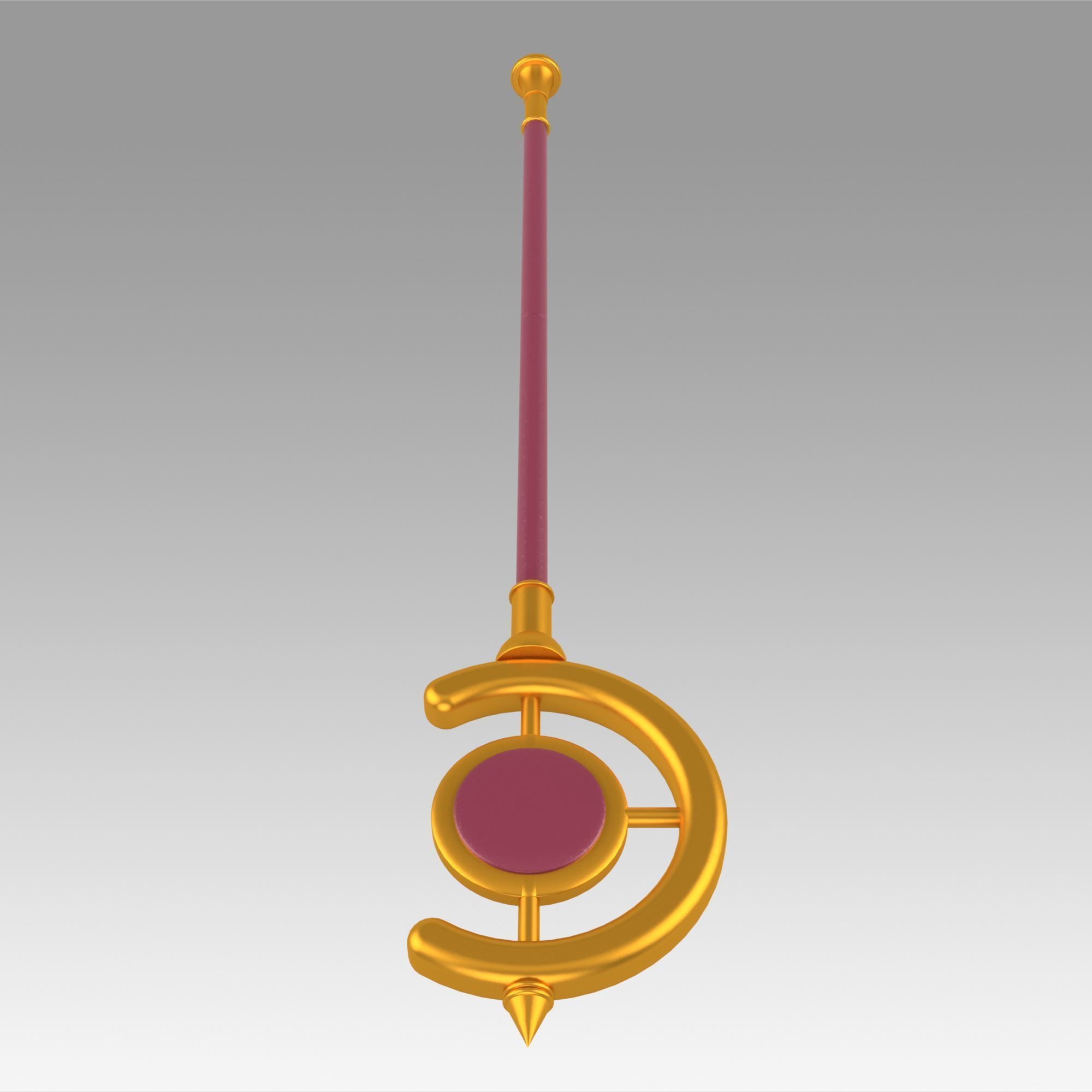 Frieren at the Funeral Frieren Wand Cosplay Weapon Prop 3D print model_4