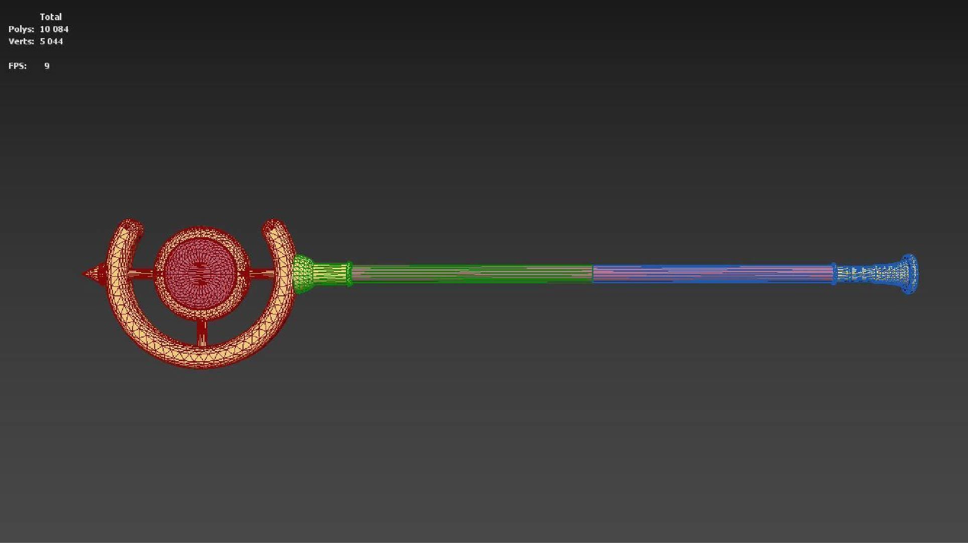 Frieren at the Funeral Frieren Wand Cosplay Weapon Prop 3D print model_11