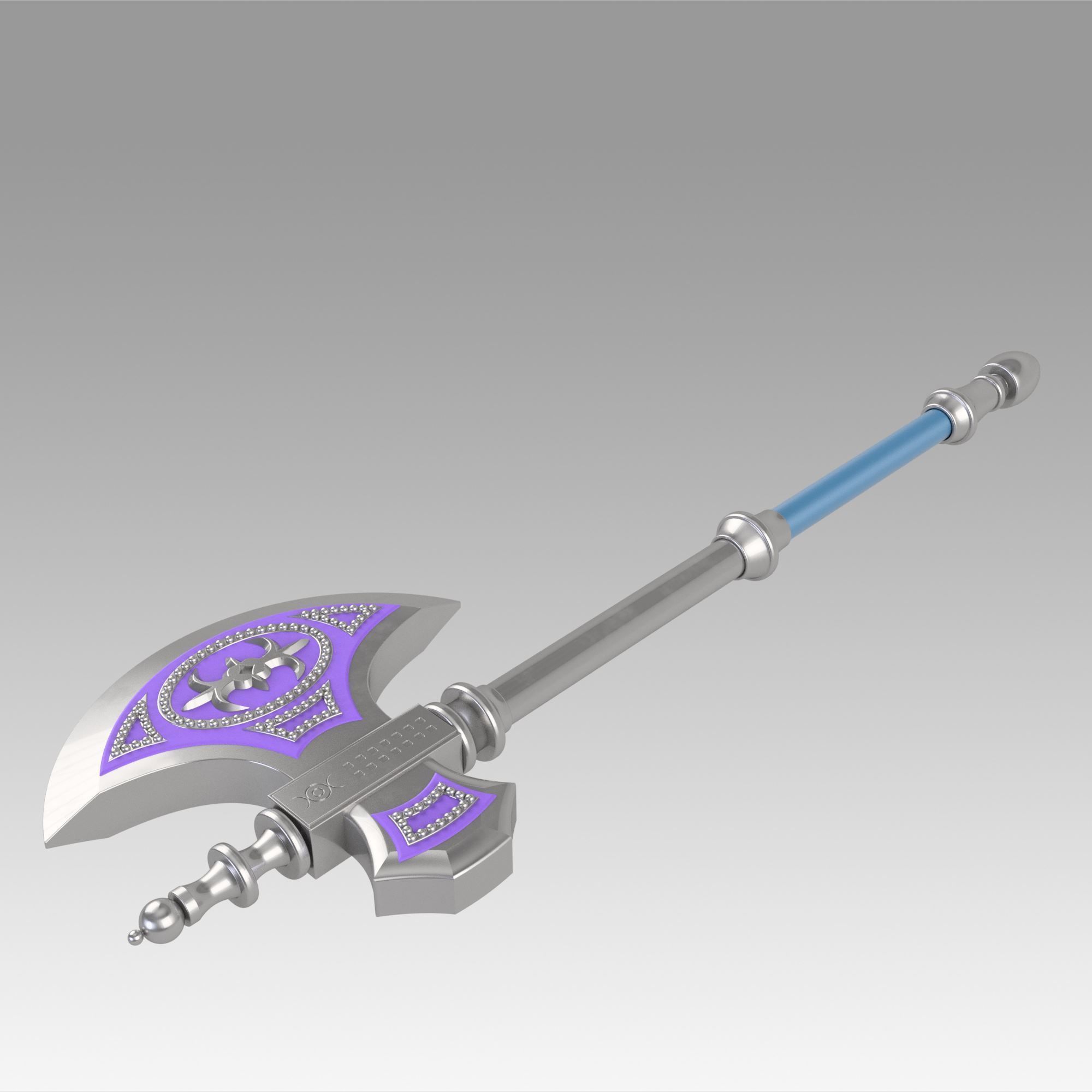 Fire Emblem Fates IF Camilla Kamira Axe Cosplay Weapon Prop 3D print model_5