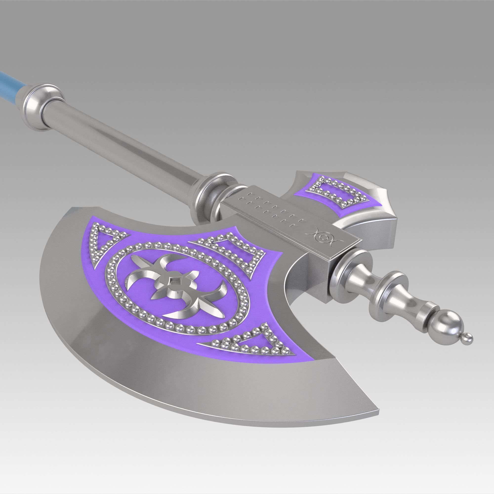 Fire Emblem Fates IF Camilla Kamira Axe Cosplay Weapon Prop 3D print model_3