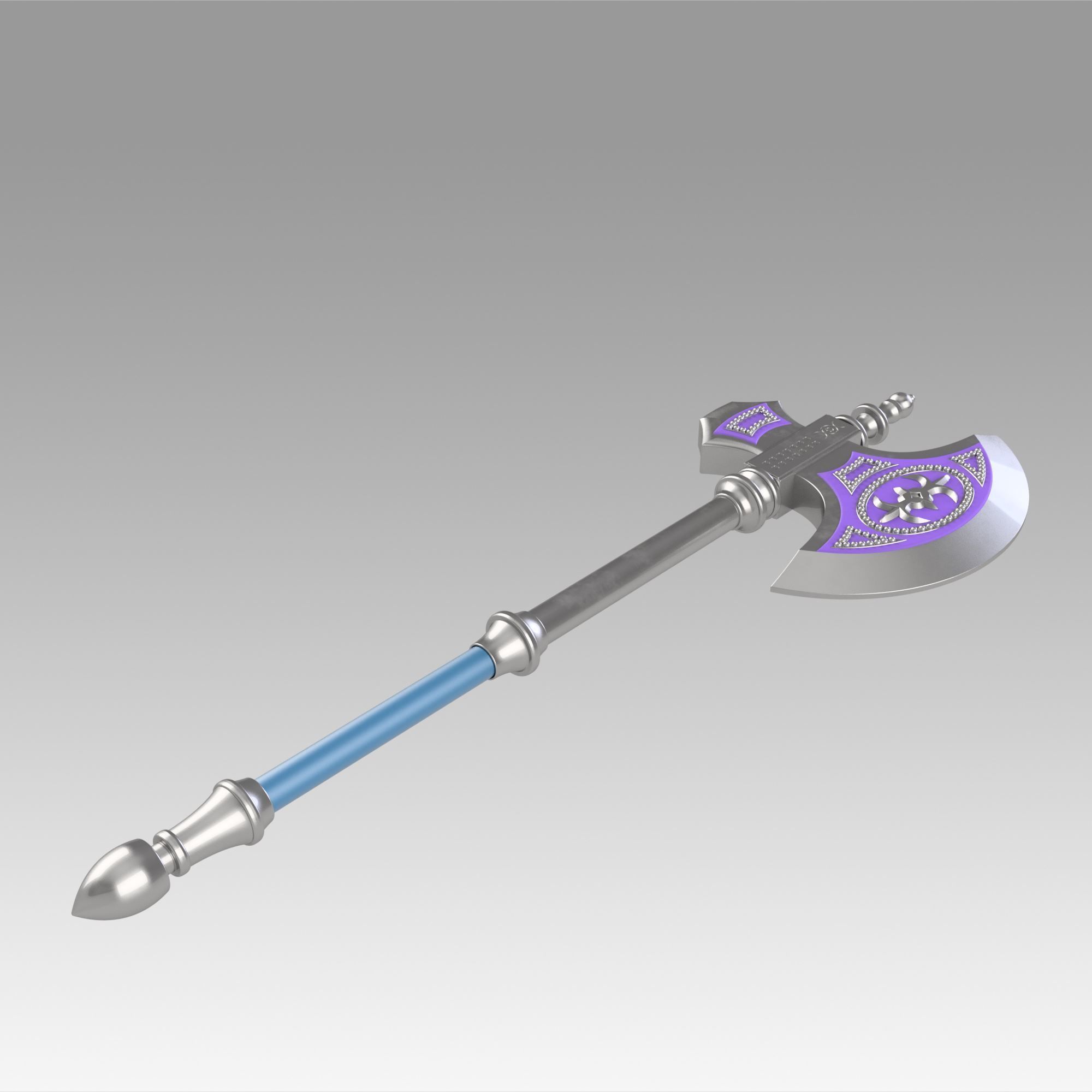 Fire Emblem Fates IF Camilla Kamira Axe Cosplay Weapon Prop 3D print model_1