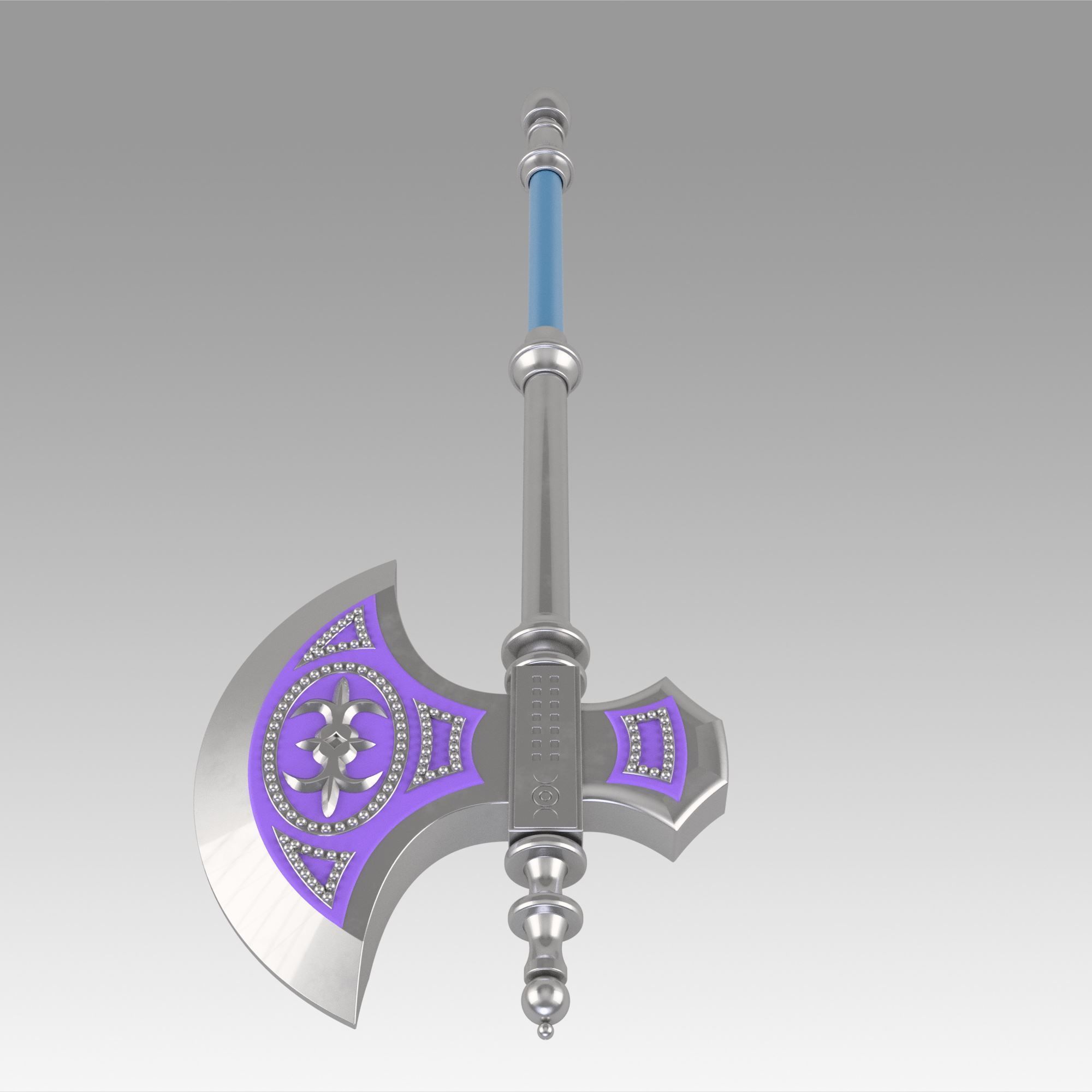 Fire Emblem Fates IF Camilla Kamira Axe Cosplay Weapon Prop 3D print model_4