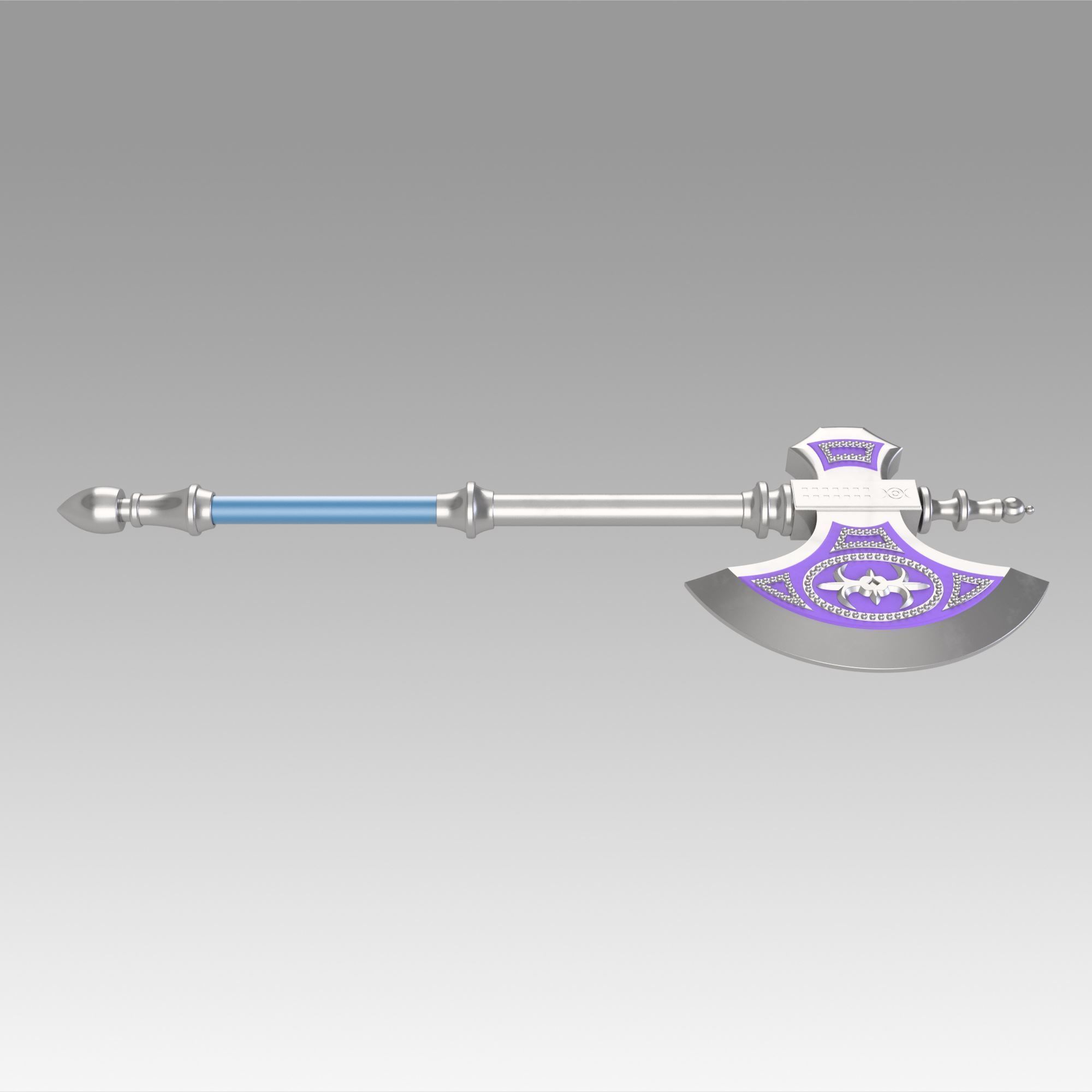 Fire Emblem Fates IF Camilla Kamira Axe Cosplay Weapon Prop 3D print model_2