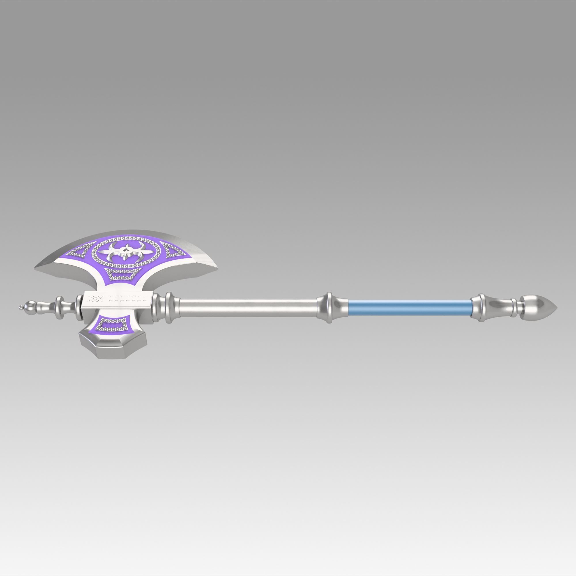 Fire Emblem Fates IF Camilla Kamira Axe Cosplay Weapon Prop 3D print model_6