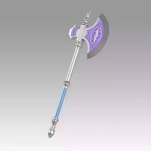 Fire Emblem Fates IF Camilla Kamira Axe Cosplay Weapon Prop 3D print model