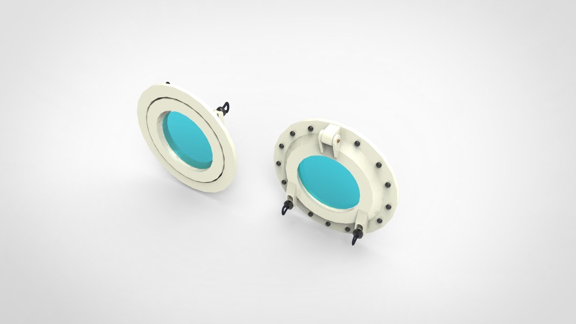 hull part hole ship boat Low-poly 3D model_3