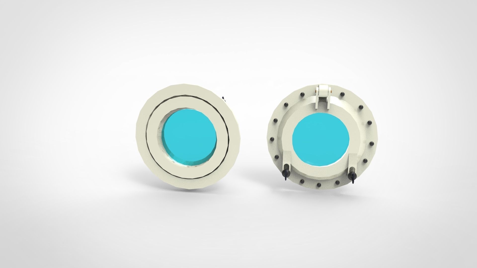 hull part hole ship boat Low-poly 3D model_4