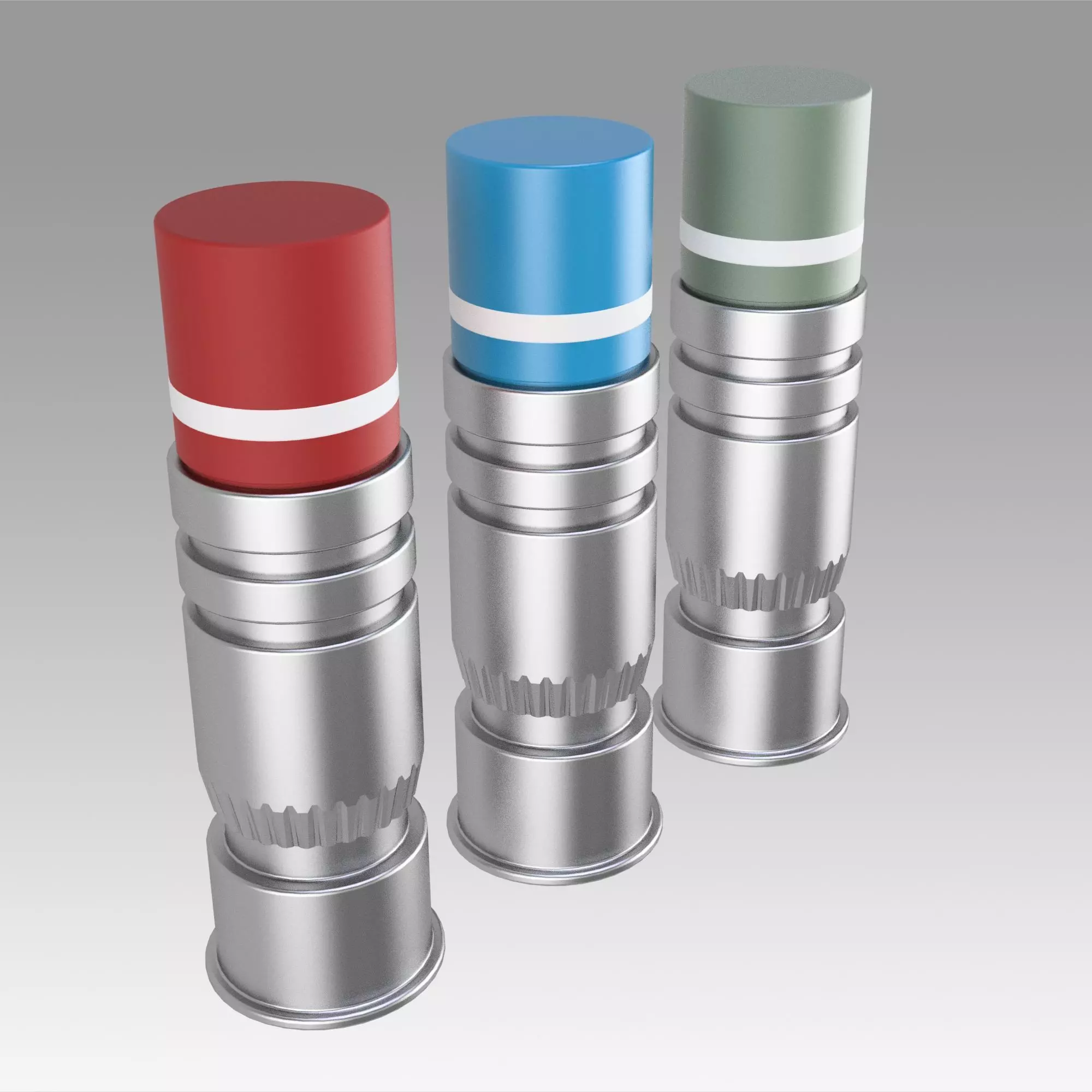 Aluminium M40 Grenade Aliens Pulse Rifle 3D print model