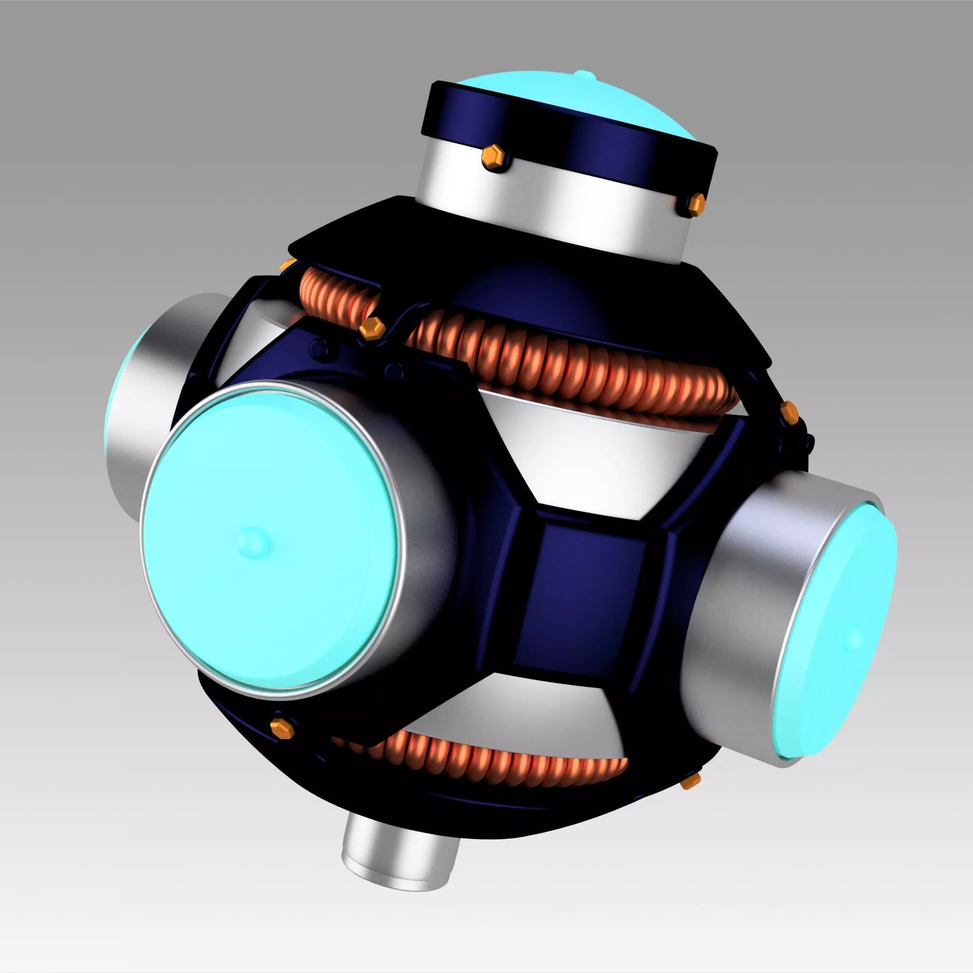 Blade Light UP UV Hero bomb replica prop cosplay 3D print model_0