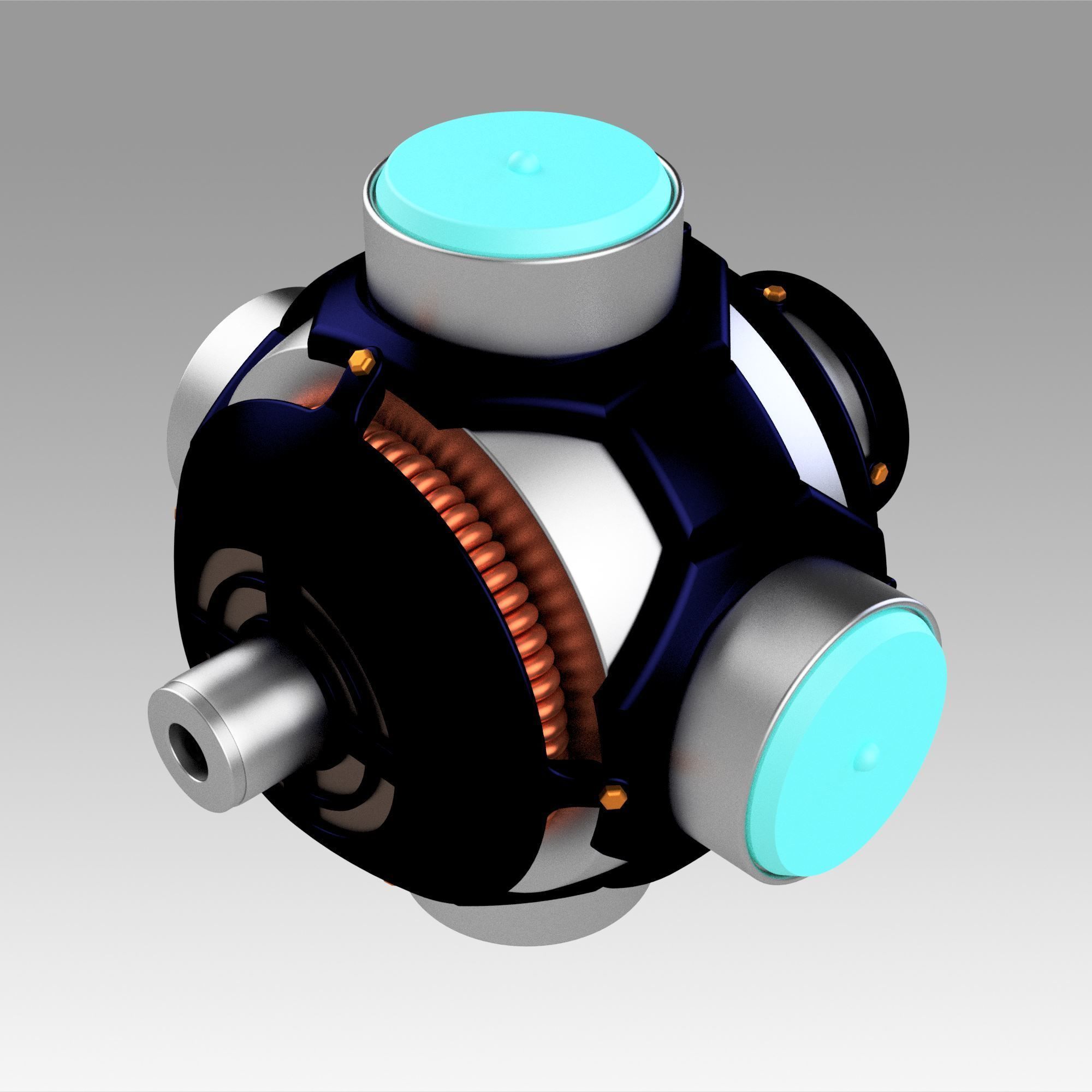 Blade Light UP UV Hero bomb replica prop cosplay 3D print model_1