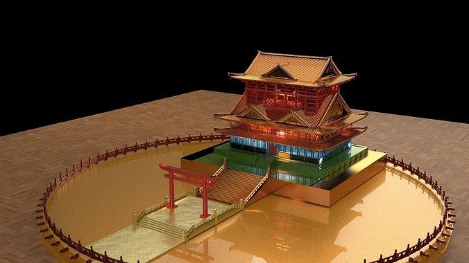 Chinese ancient house  3D model