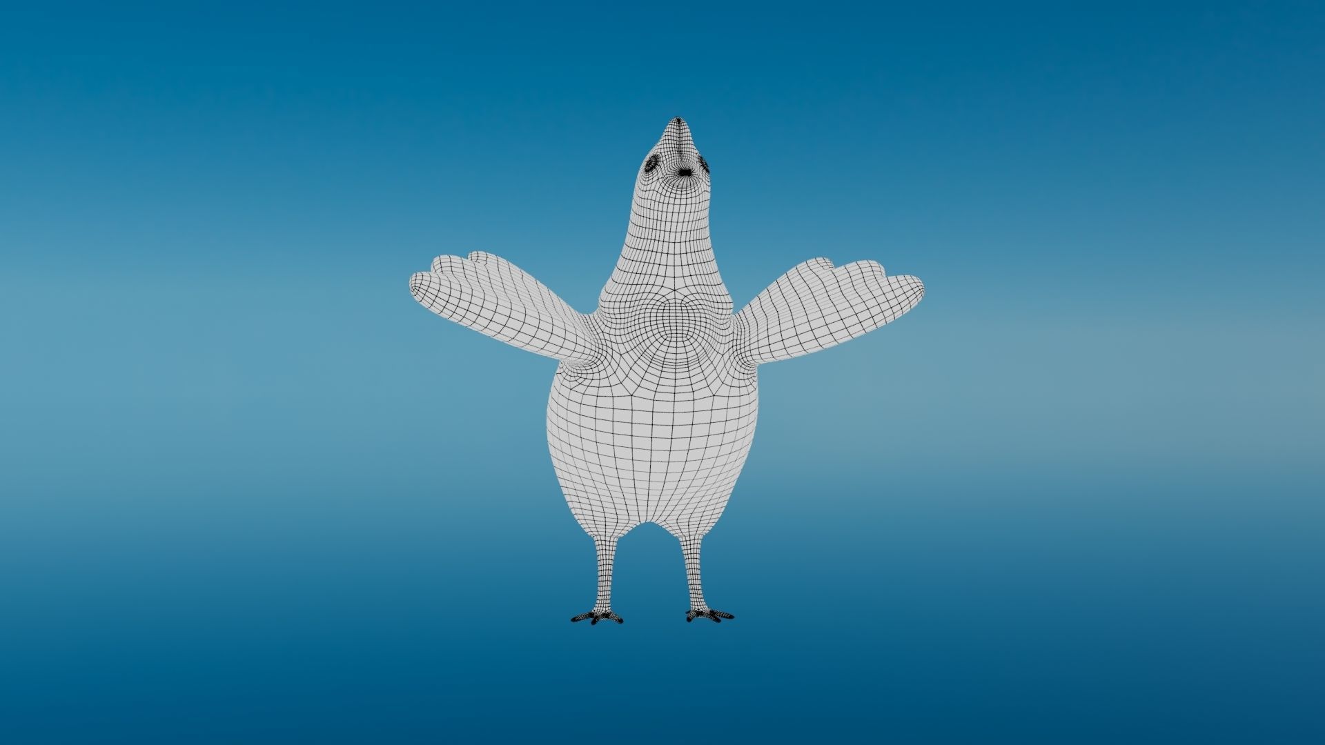 Chicken Low-poly 3D model for Game Low-poly 3D model_5