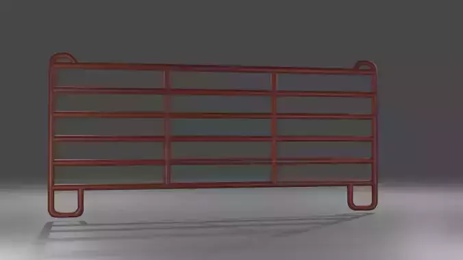 Cow farm fencing panel  for realistic diorama