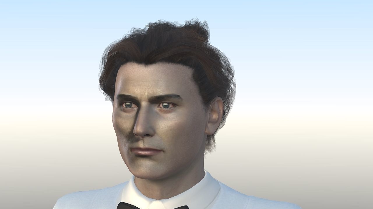 Bruce Williams Low-poly 3D model_25