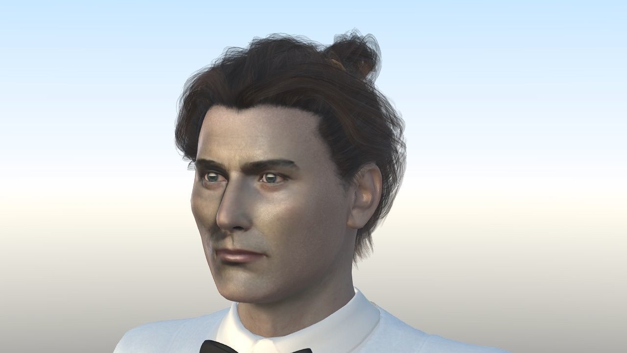 Bruce Williams Low-poly 3D model_24