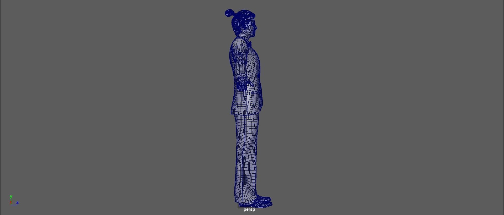 Bruce Williams Low-poly 3D model_31