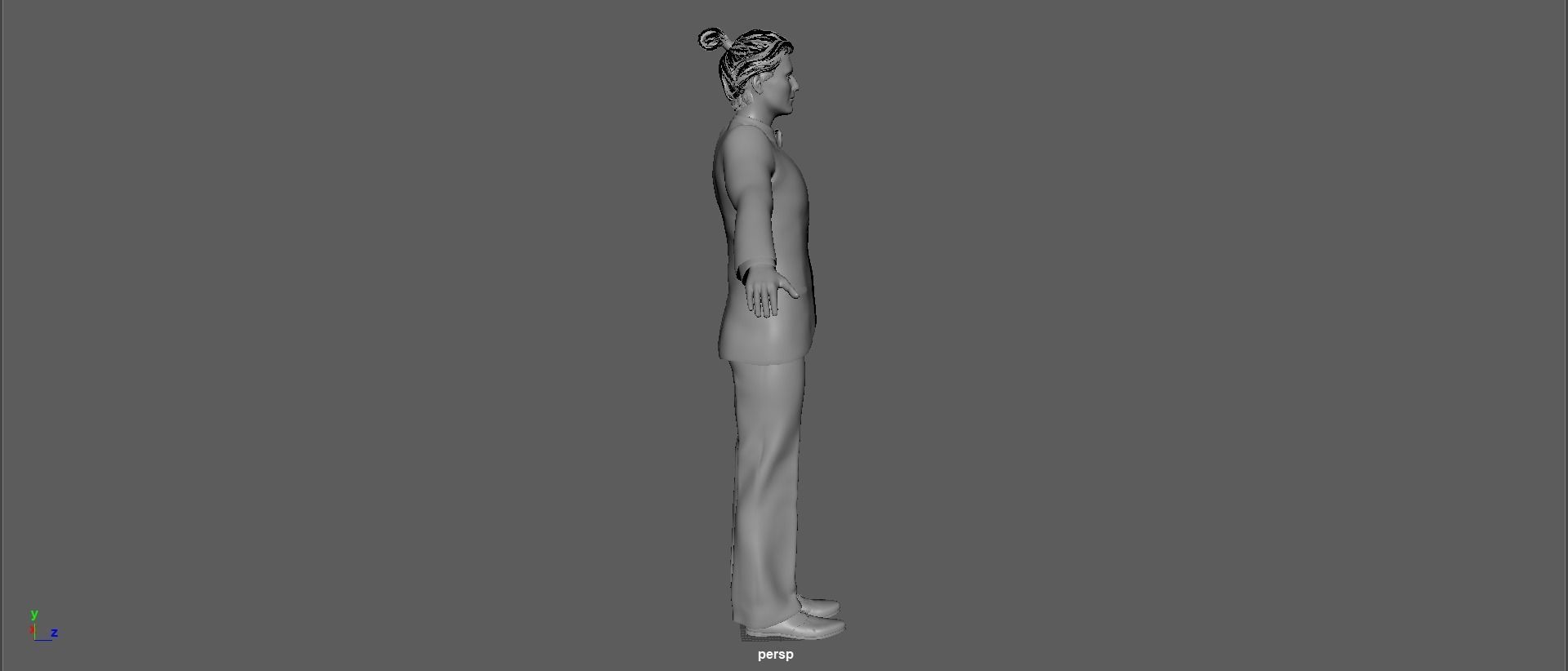 Bruce Williams Low-poly 3D model_27