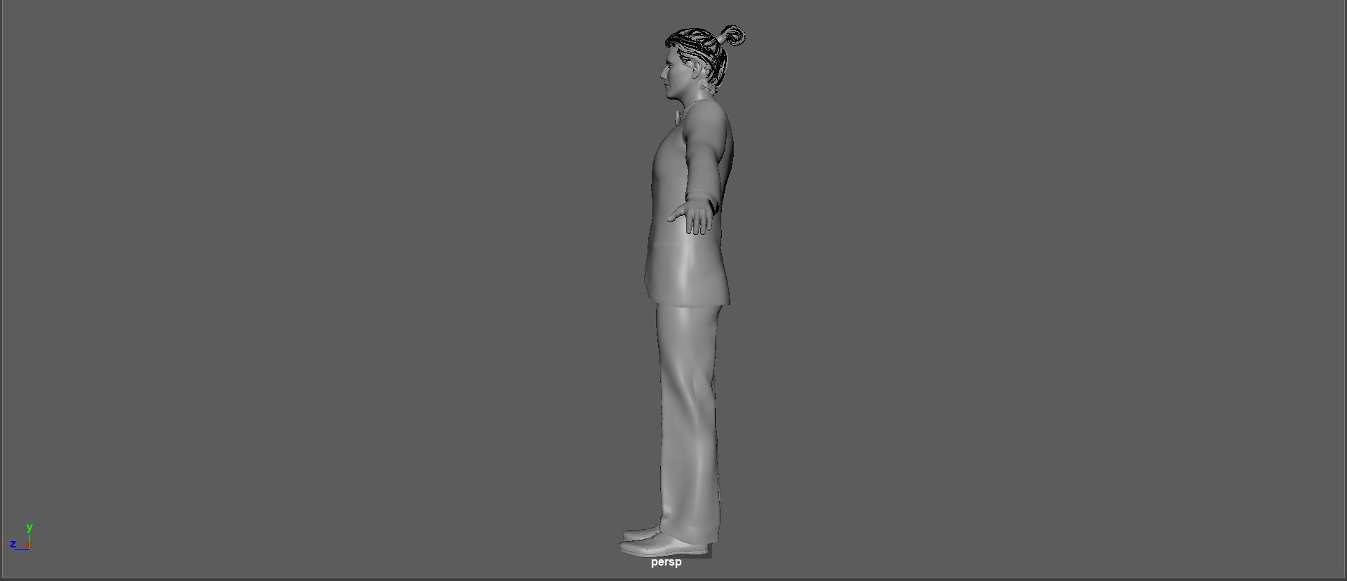 Bruce Williams Low-poly 3D model_29