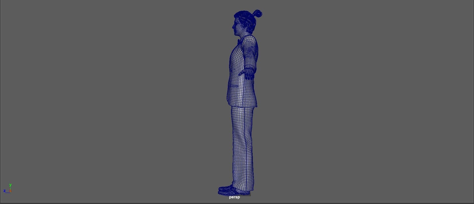 Bruce Williams Low-poly 3D model_33