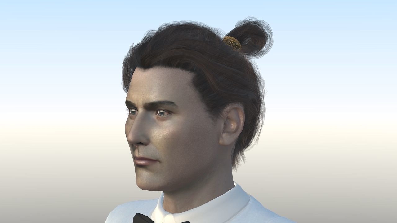 Bruce Williams Low-poly 3D model_23