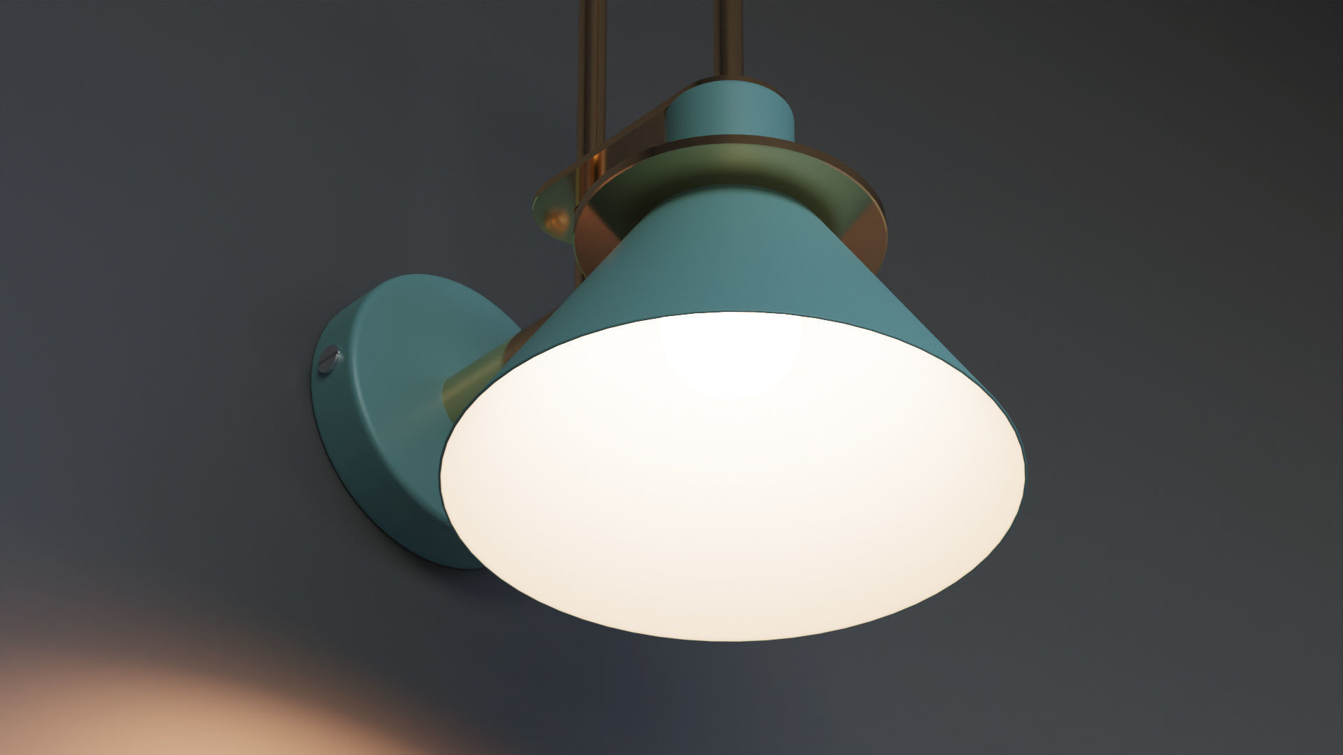 Salena Modern Wall Lamp 3D model_5