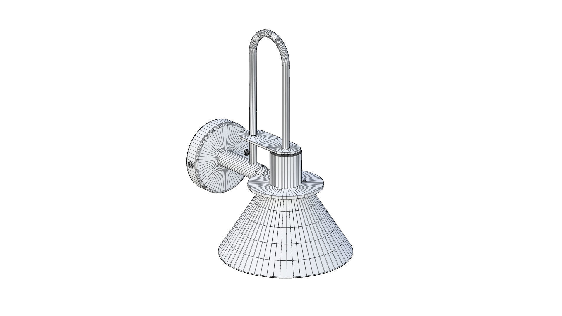 Salena Modern Wall Lamp 3D model_9