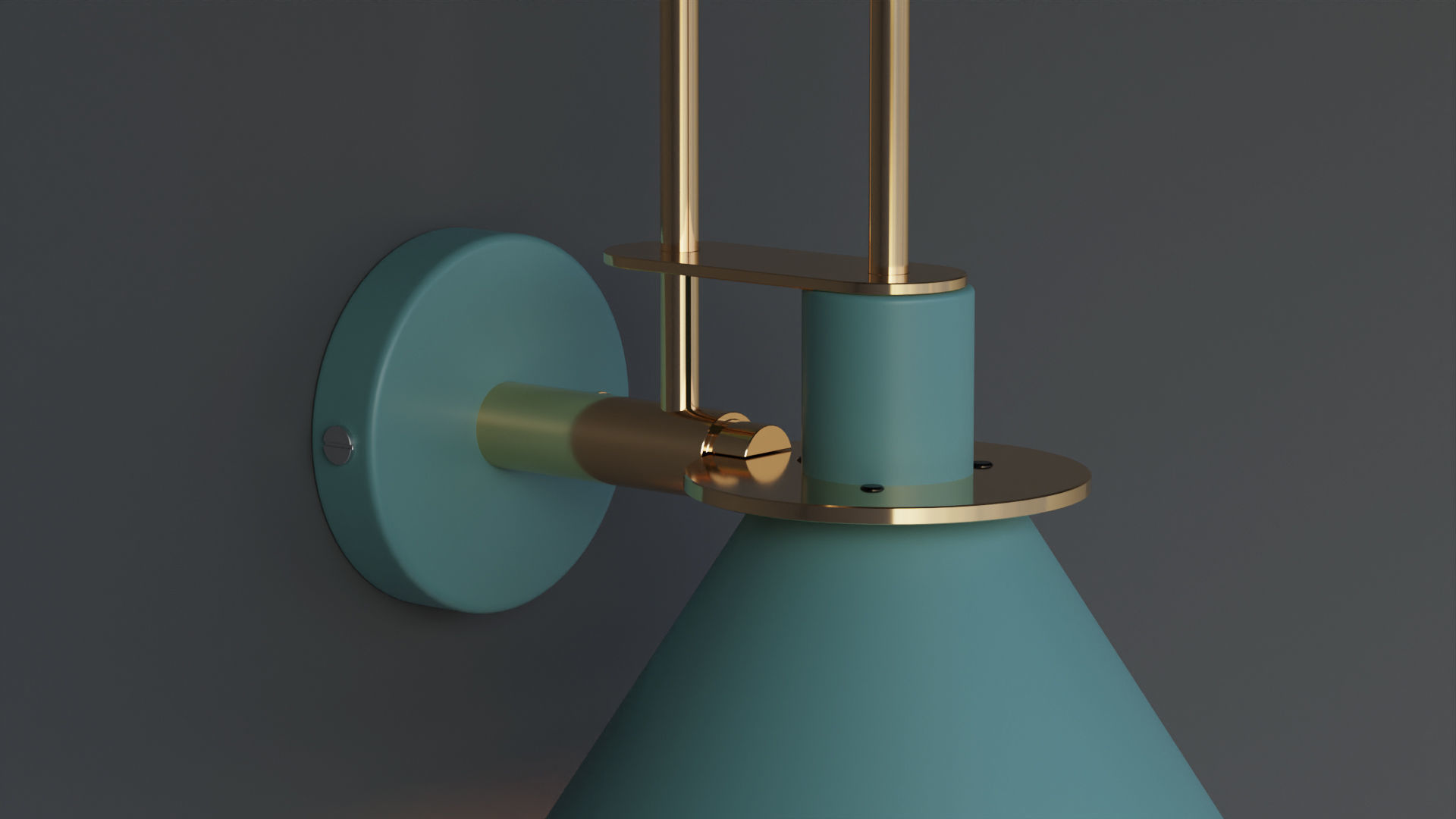 Salena Modern Wall Lamp 3D model_4