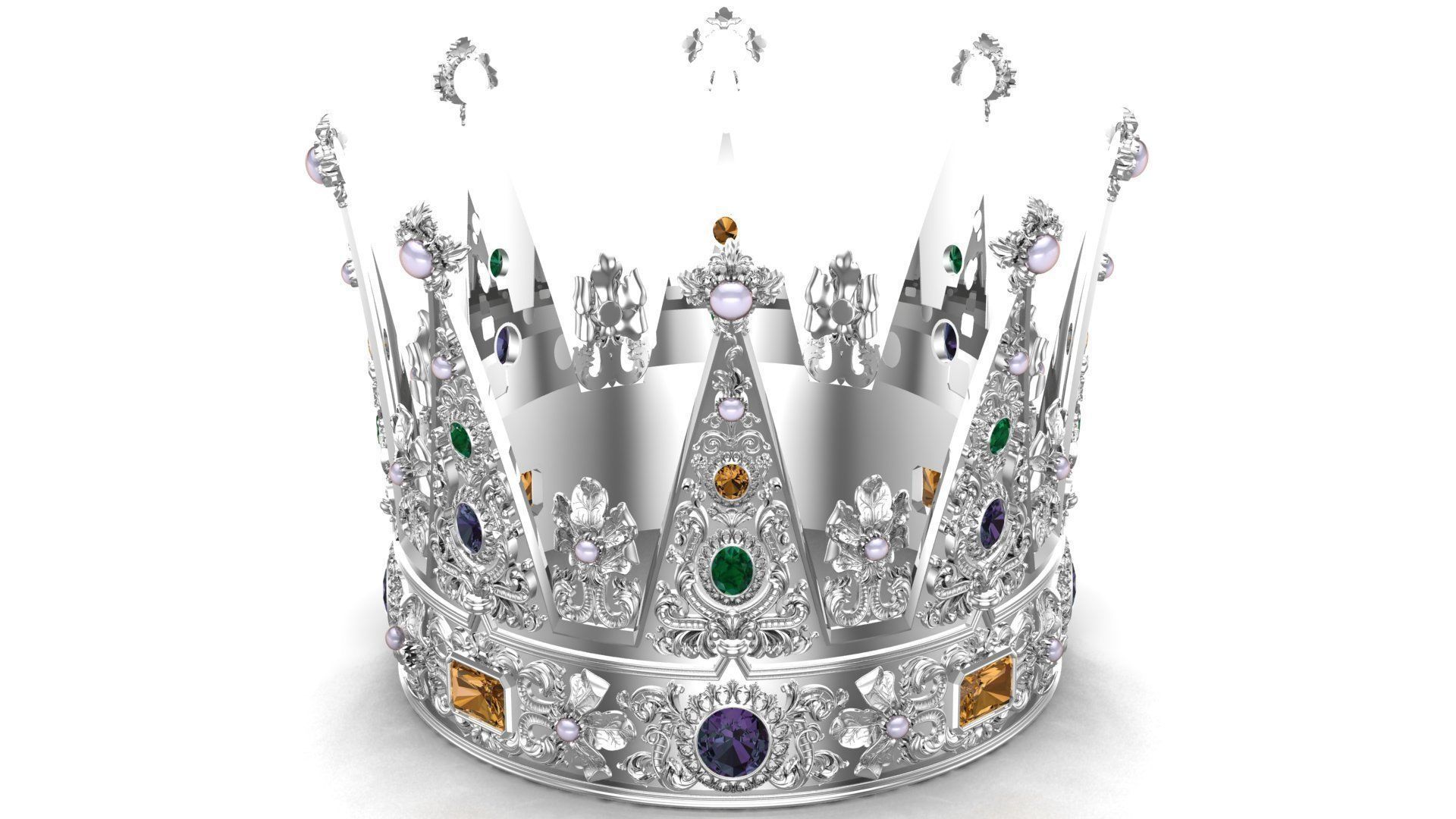 King Crown                     3D print model_14