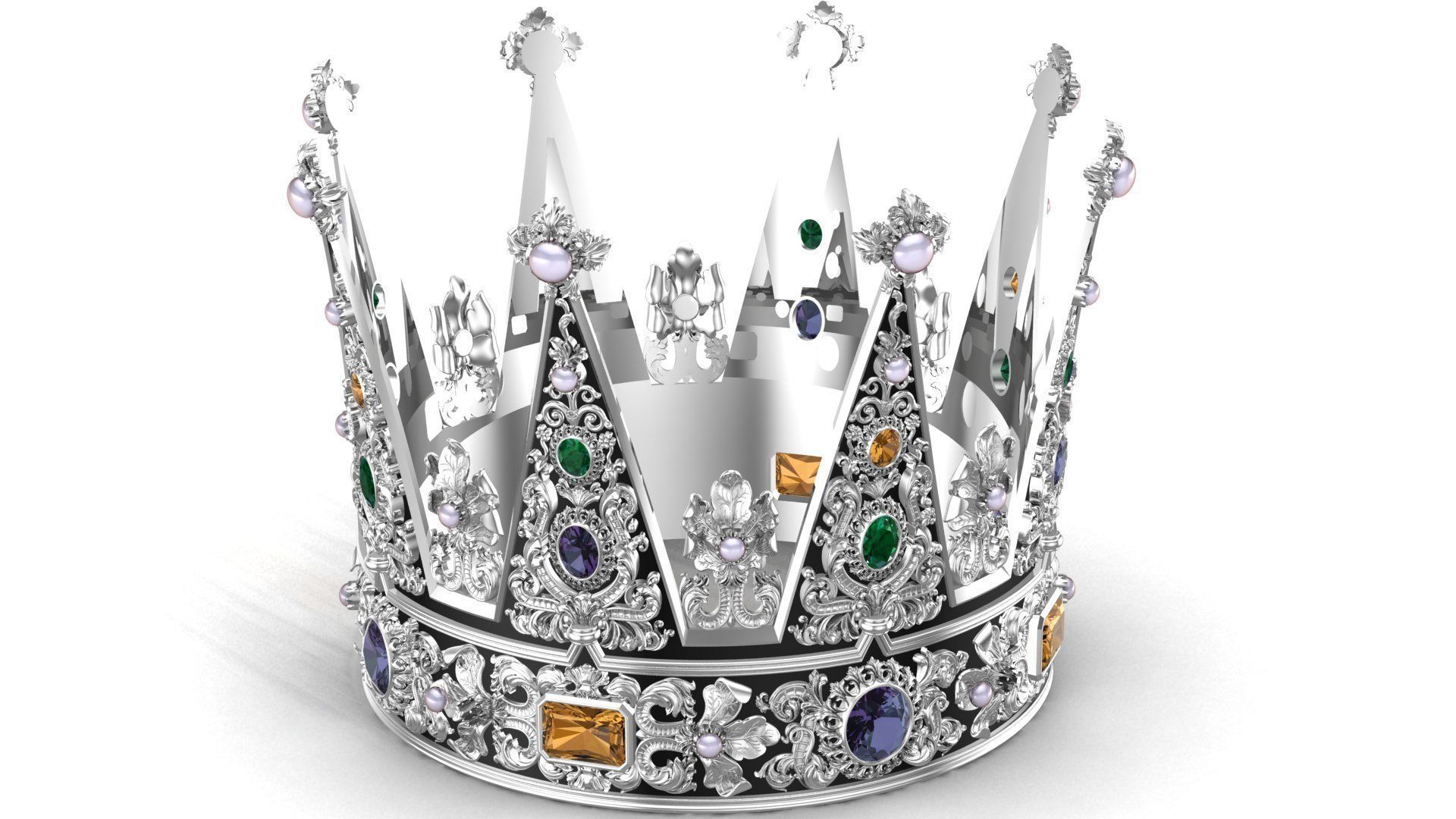 King Crown                     3D print model_1