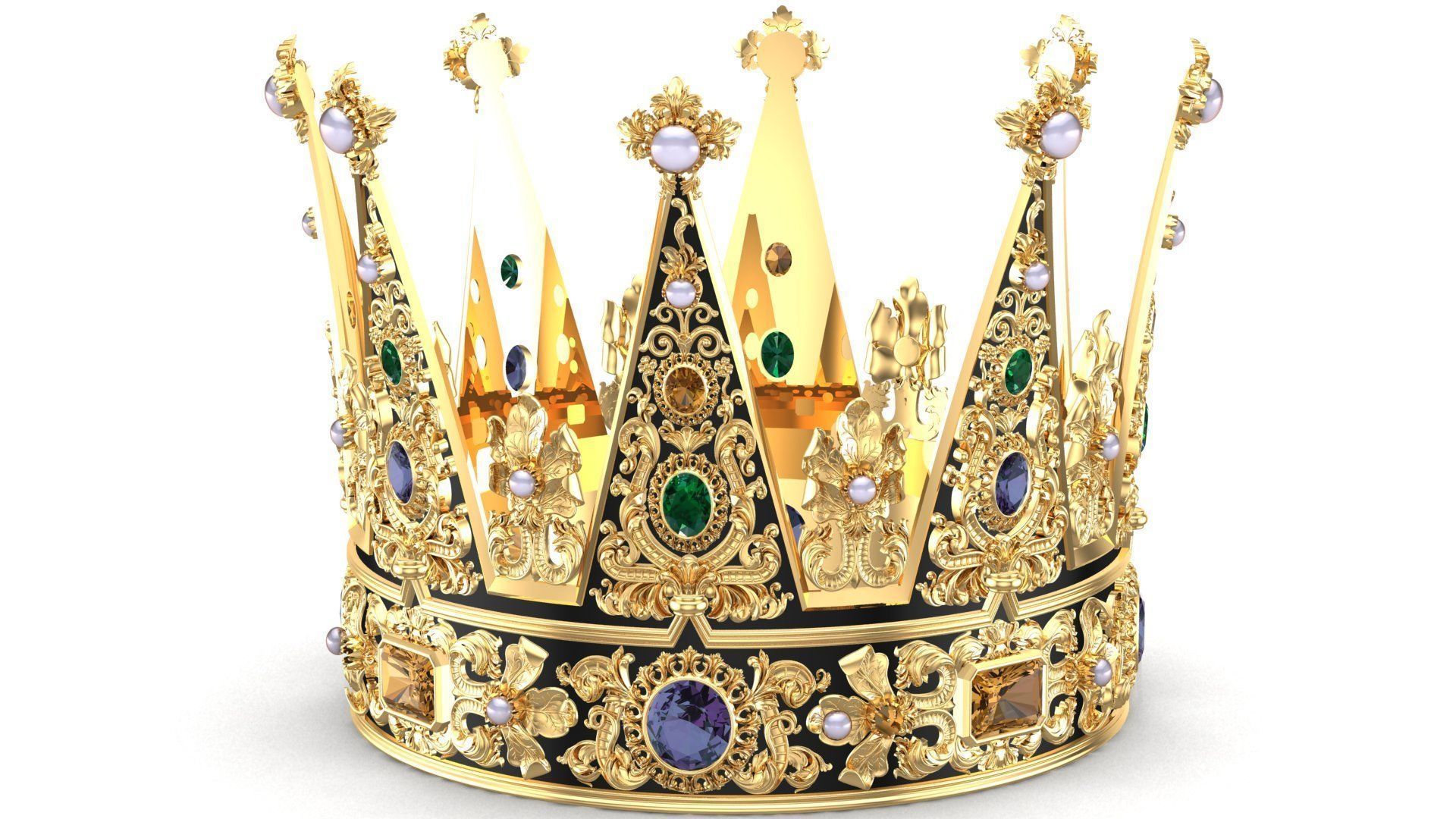 King Crown                     3D print model_24