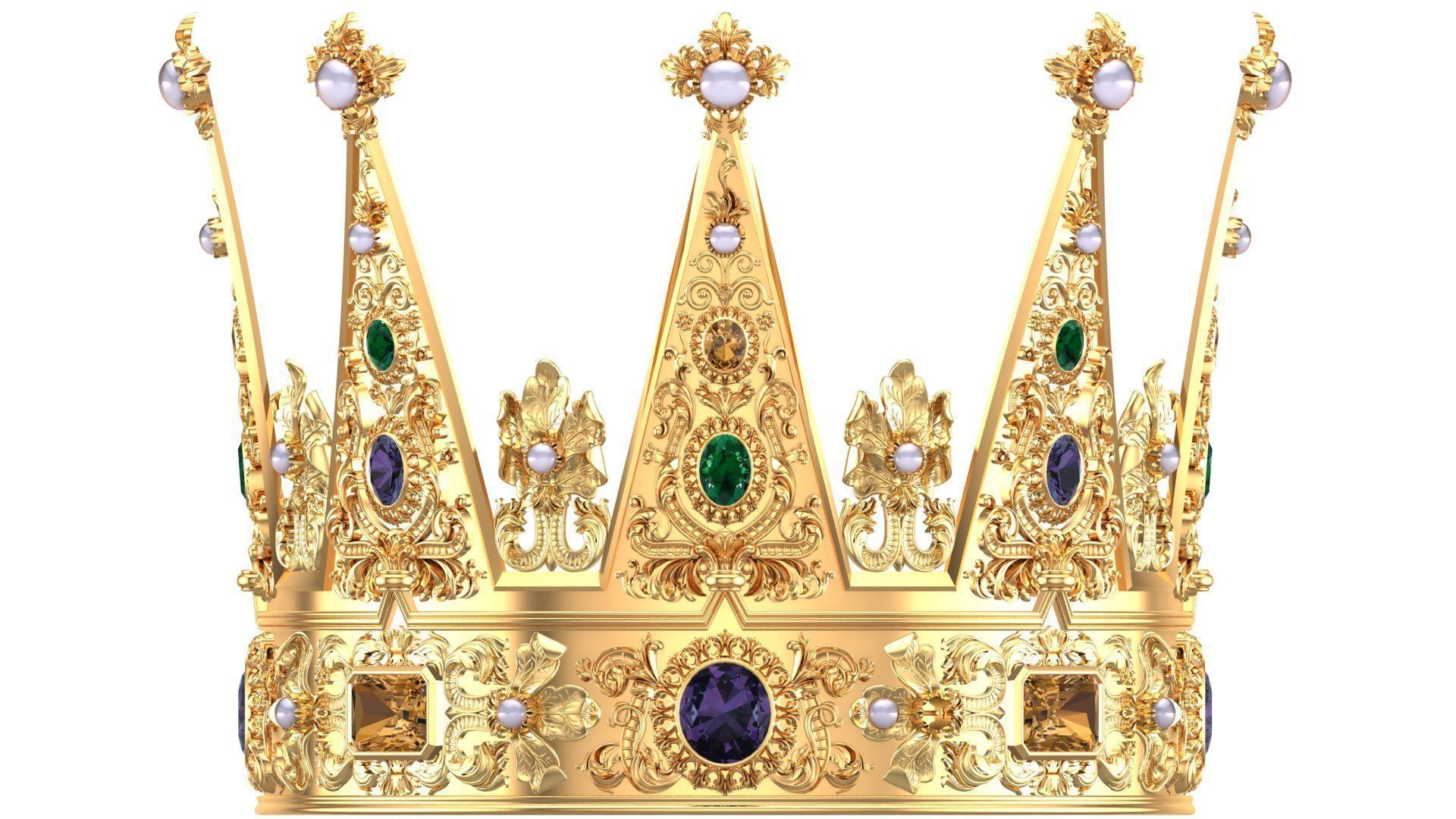 King Crown                     3D print model_15