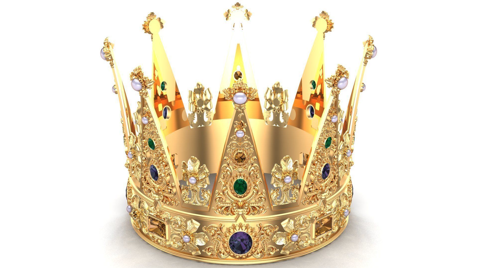King Crown                     3D print model_5
