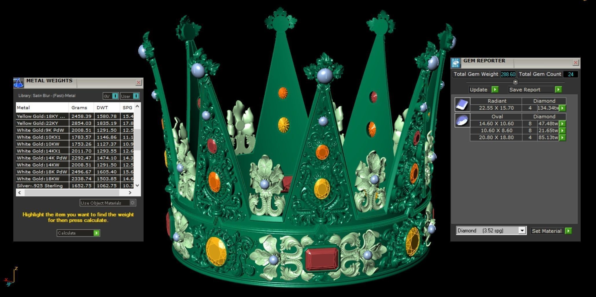 King Crown                     3D print model_2