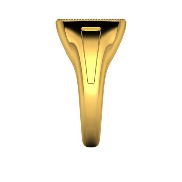 The Square and Compass Signet MENS Ring JEWELRY  3D print model_10