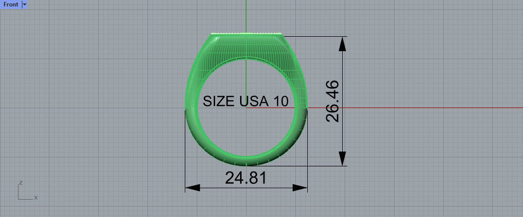 The Square and Compass Signet MENS Ring JEWELRY  3D print model_4