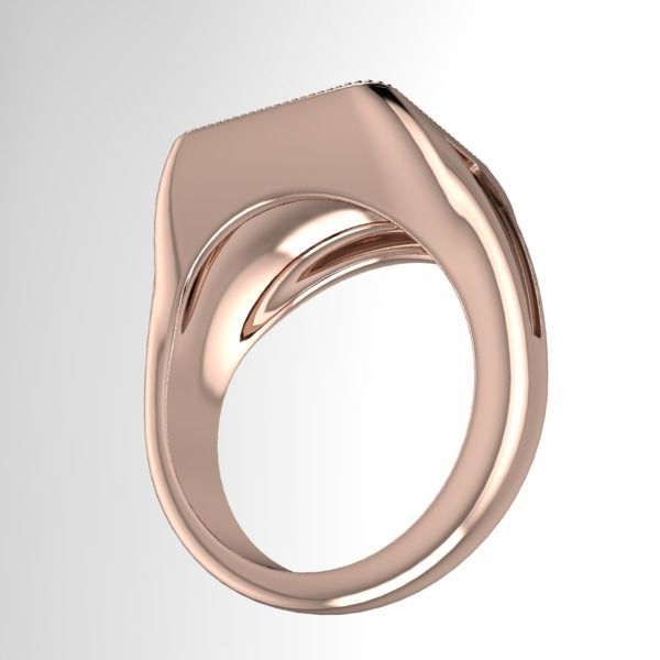 The Square and Compass Signet MENS Ring JEWELRY  3D print model_19