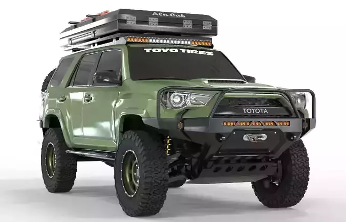 TOYOTA 4RUNNER 2016 TRD EDITION FULL ACCESORIES  3D model