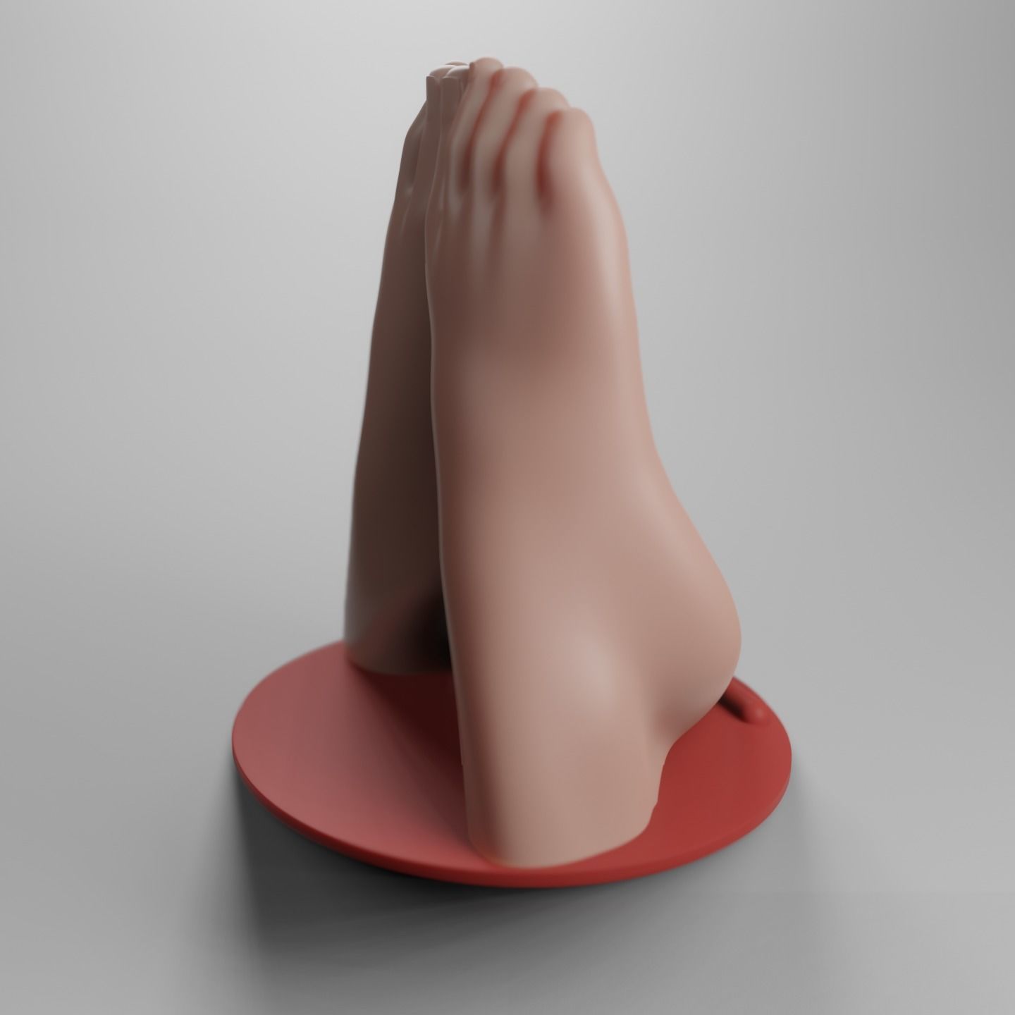 Feet Phone Stand 3D print model_7