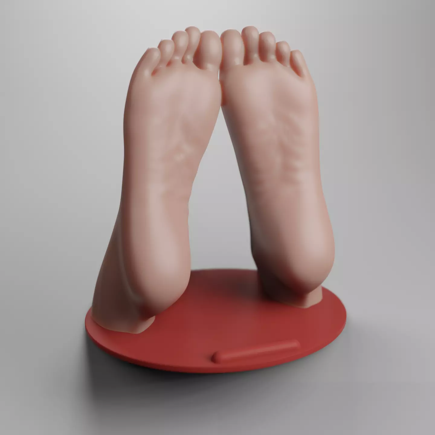 Feet Phone Stand 3D print model_0