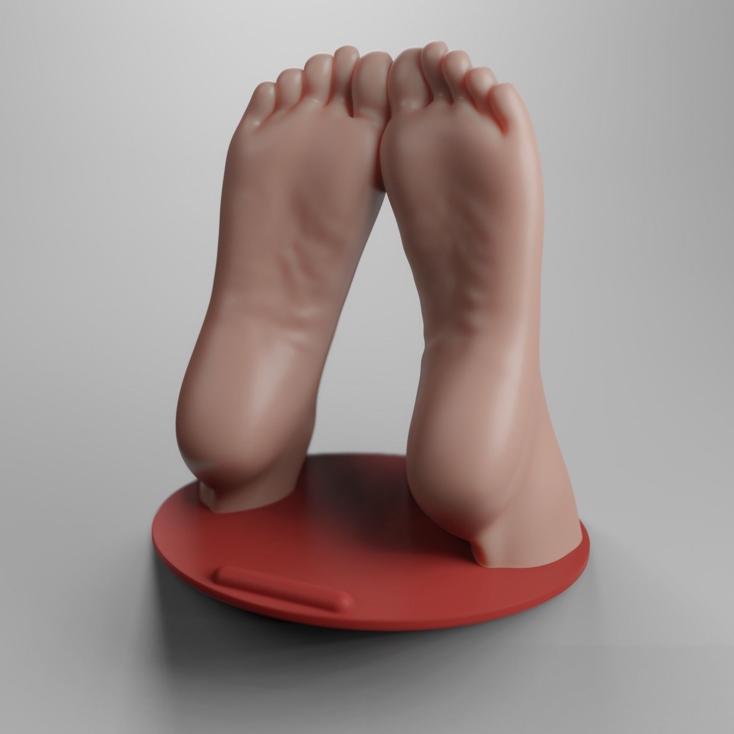 Feet Phone Stand 3D print model_2