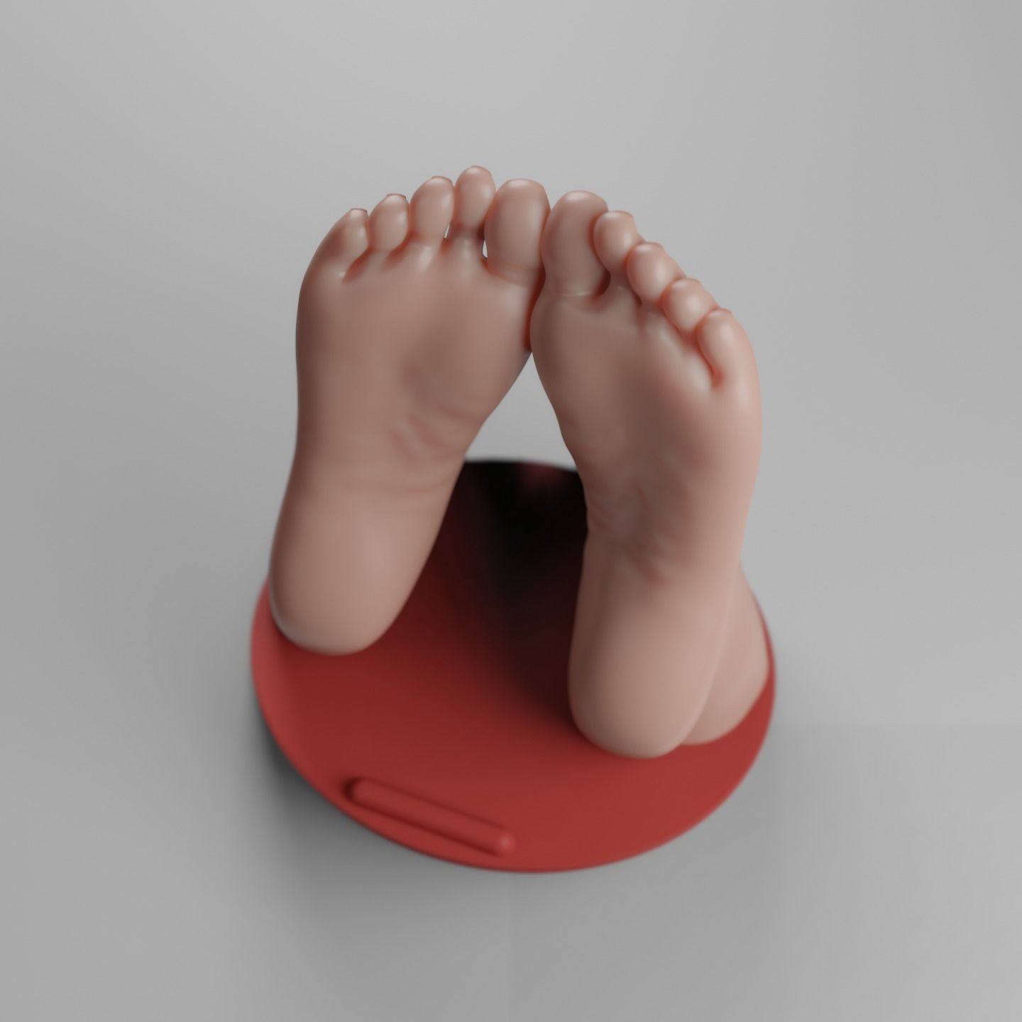 Feet Phone Stand 3D print model_9