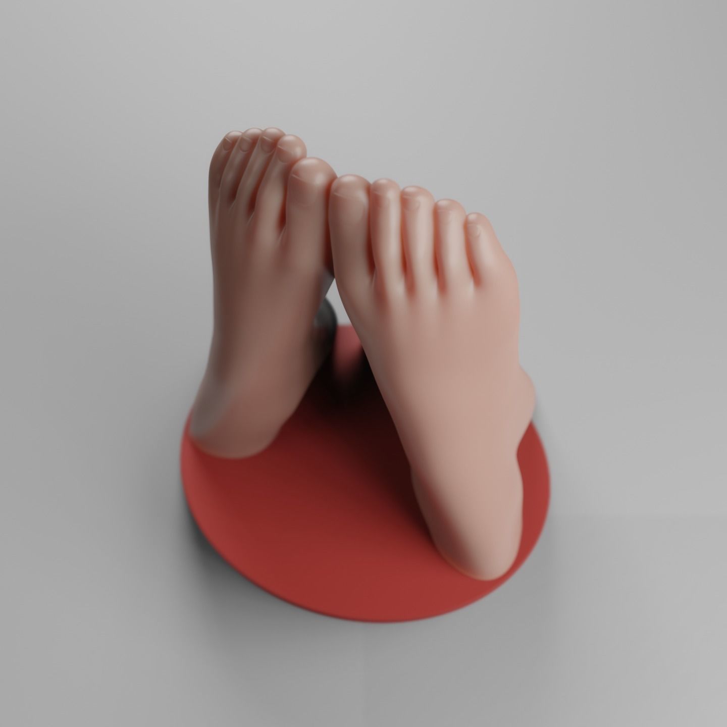 Feet Phone Stand 3D print model_10