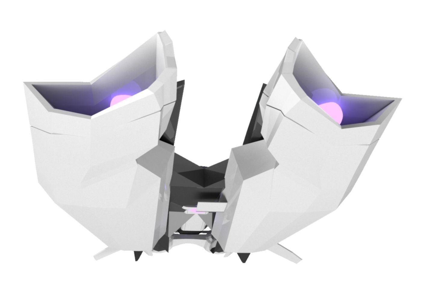 Spaceship Chaser 3D Spaceship Sci-Fi Game Model 3D 3D model_9