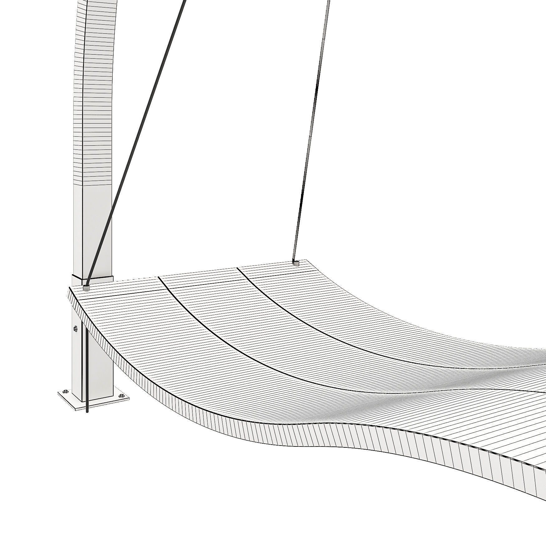 Hammock 3D model_1