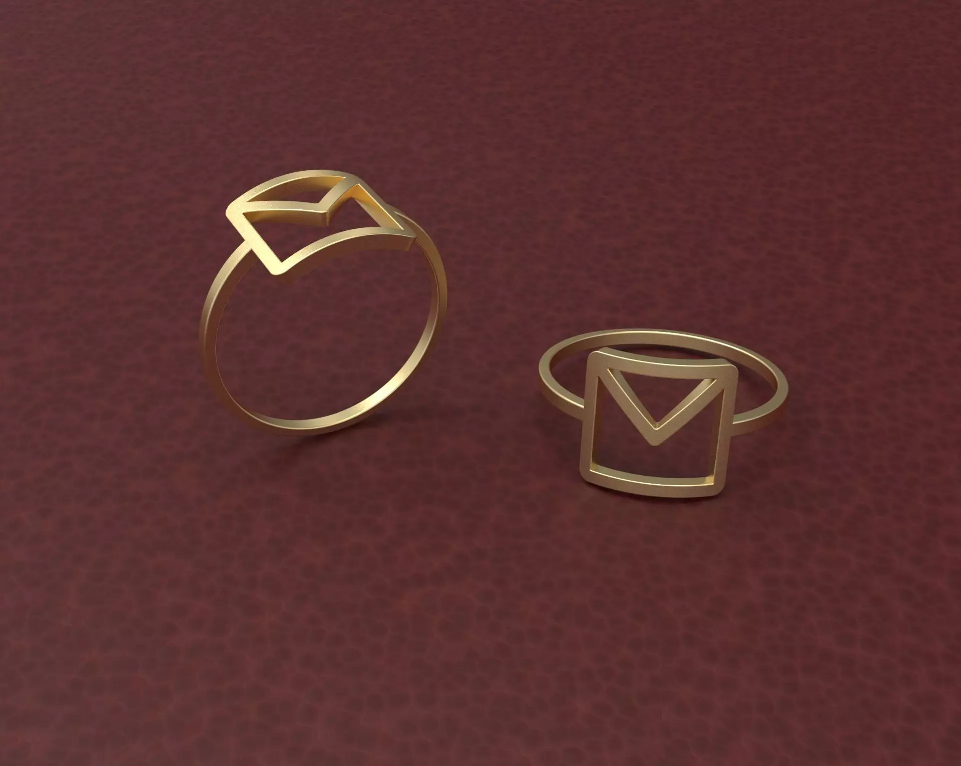 Minimalist Ring DM-22 3D print model