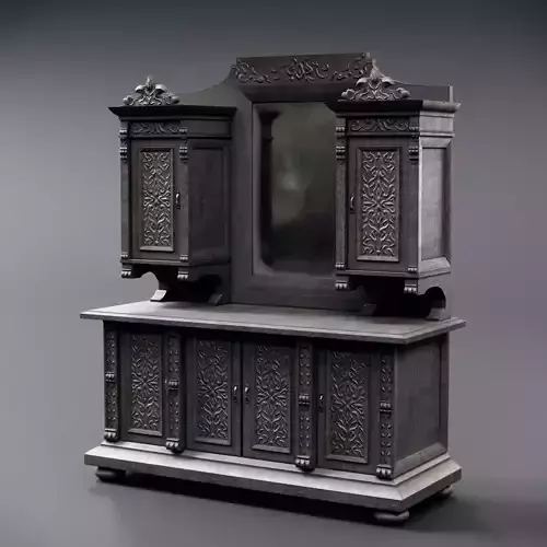 ancient dresser 3D model