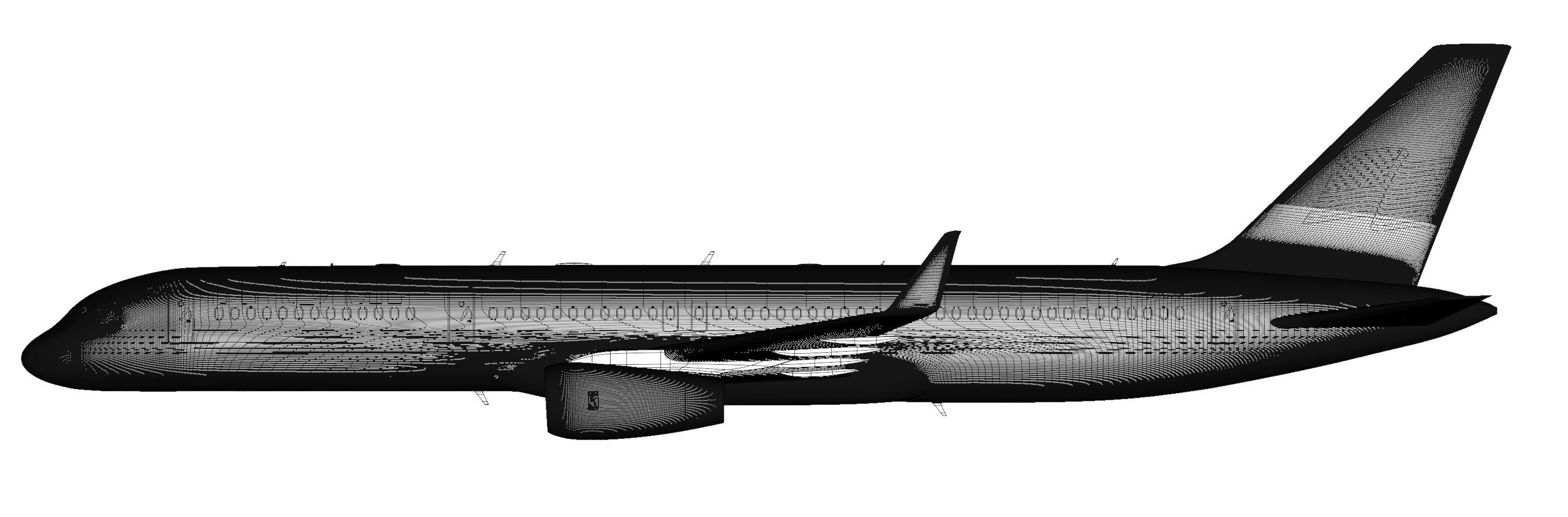 Trump Boeing 757-200 3D model_13